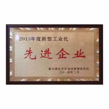 2013年度新型工業(yè)化先進(jìn)企業(yè)